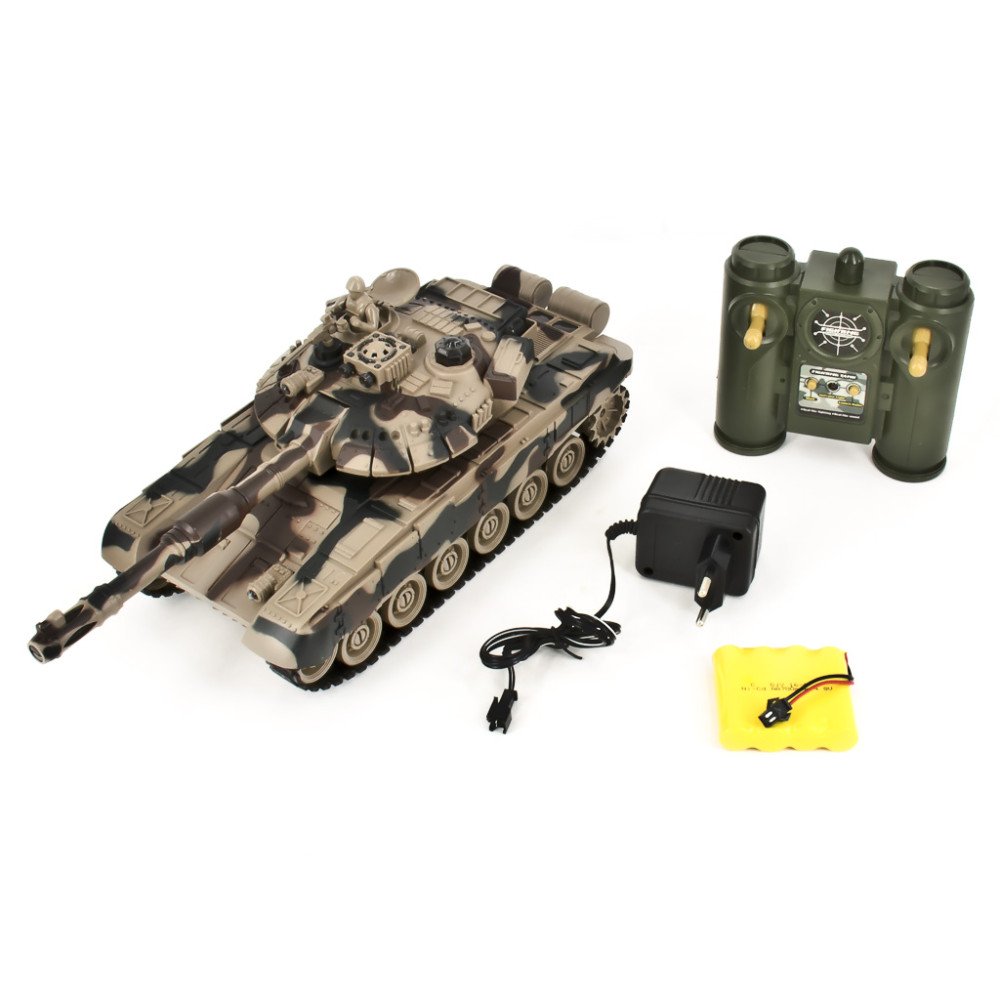 Радиоуправляемый танковый бой Русский Т90 и Немецкий KING TIGER 2.4G - ZEG-99821