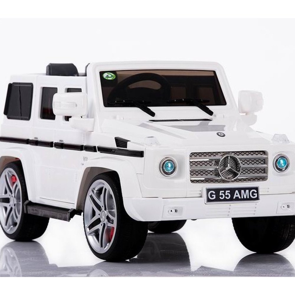 Радиоуправляемый детский электромобиль Mercedes Benz G55 White 12V 2.4G - DMD-178-W