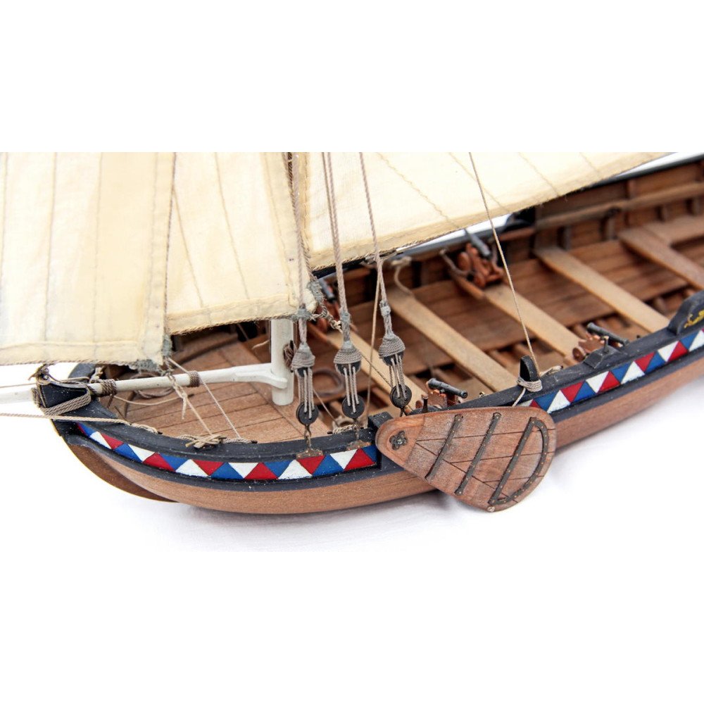 Сборная деревянная модель Ботик Петра I 1:24 - LSM0601