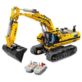 Конструктор Lepin Technics 20007 моторизированный экскаватор - Technic 8043