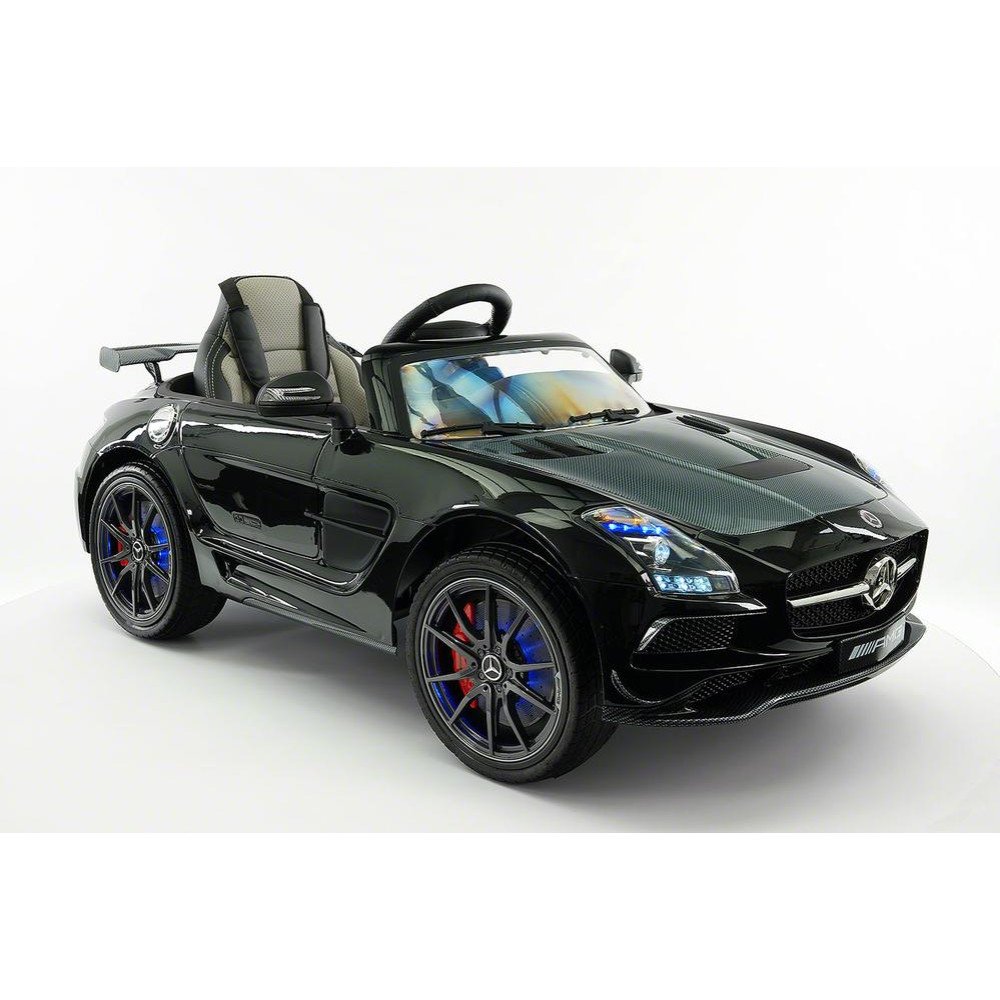 Детский электромобиль Mercedes-Benz SLS AMG Black Carbon Edition - SX128-S