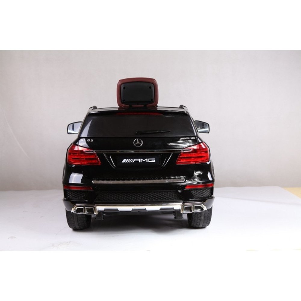 Детский электромобиль Mercedes GL63 AMG Black LUXURY 4WD MP4 2.4G - SX1588-H