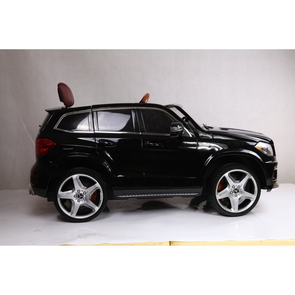 Детский электромобиль Mercedes GL63 AMG Black LUXURY 4WD MP4 2.4G - SX1588-H