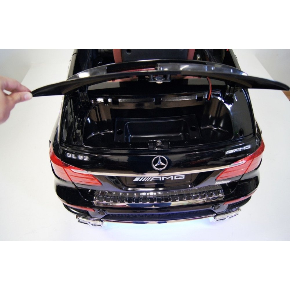Детский электромобиль Mercedes GL63 AMG Black LUXURY 4WD MP4 2.4G - SX1588-H