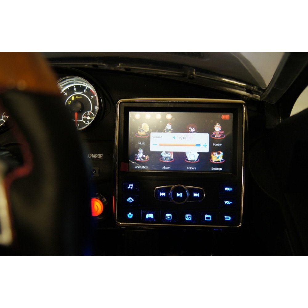 Детский электромобиль Mercedes GL63 AMG Black LUXURY 4WD MP4 2.4G - SX1588-H