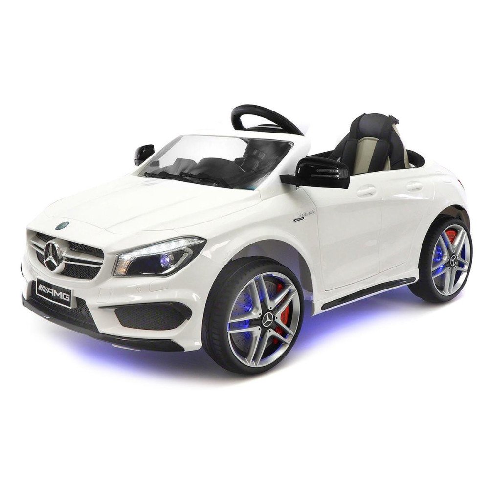 Электромобиль Mercedes CLA45 AMG LUXURY White SX1538-E на резиновых колесах, с пультом