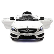 Электромобиль Mercedes CLA45 AMG LUXURY White SX1538-E на резиновых колесах, с пультом