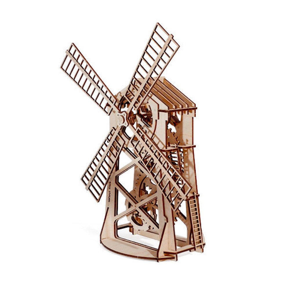 Механический 3D-пазл из дерева Wood Trick Мельница - 1234-1