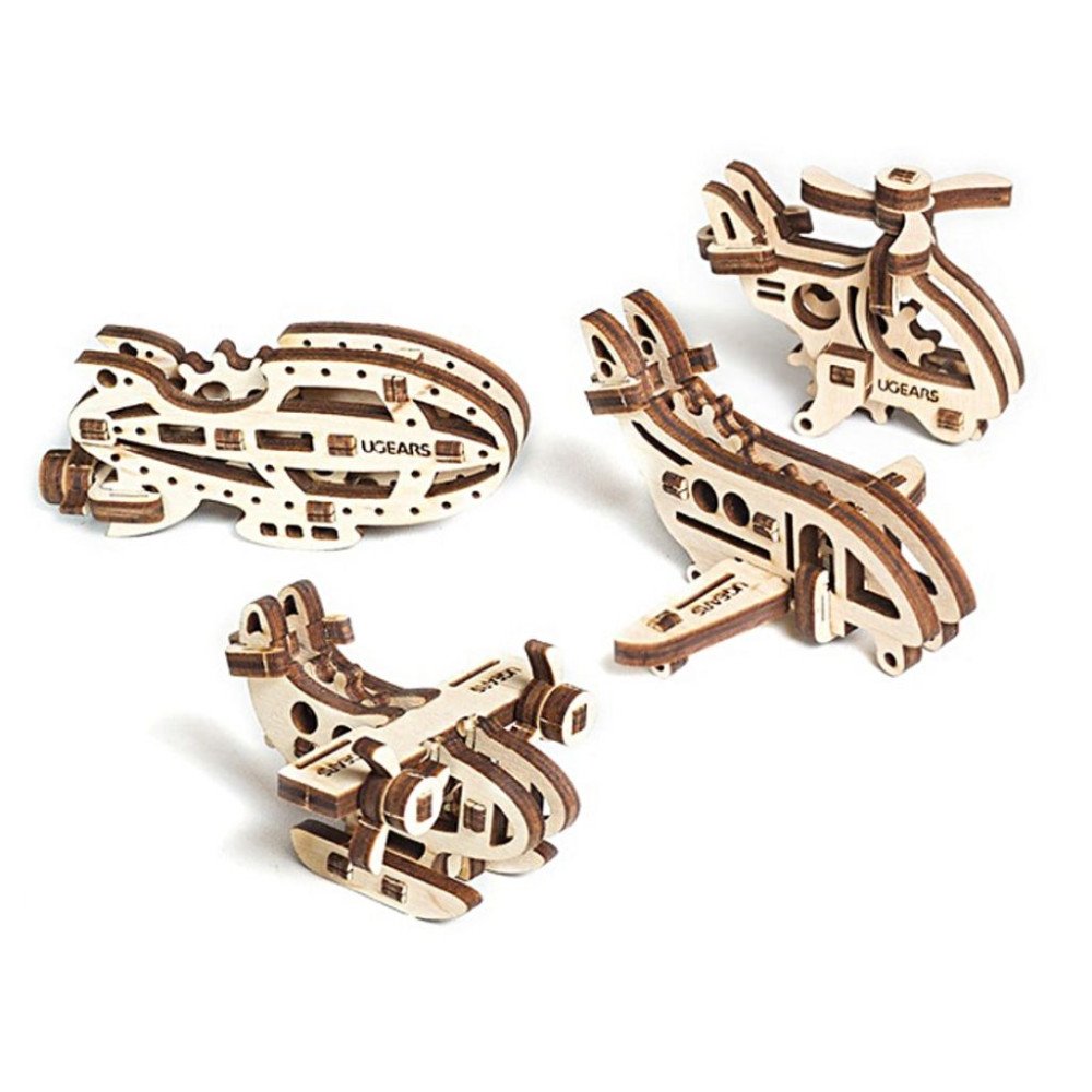 Деревянный 3D пазл Фиджет Ugears 