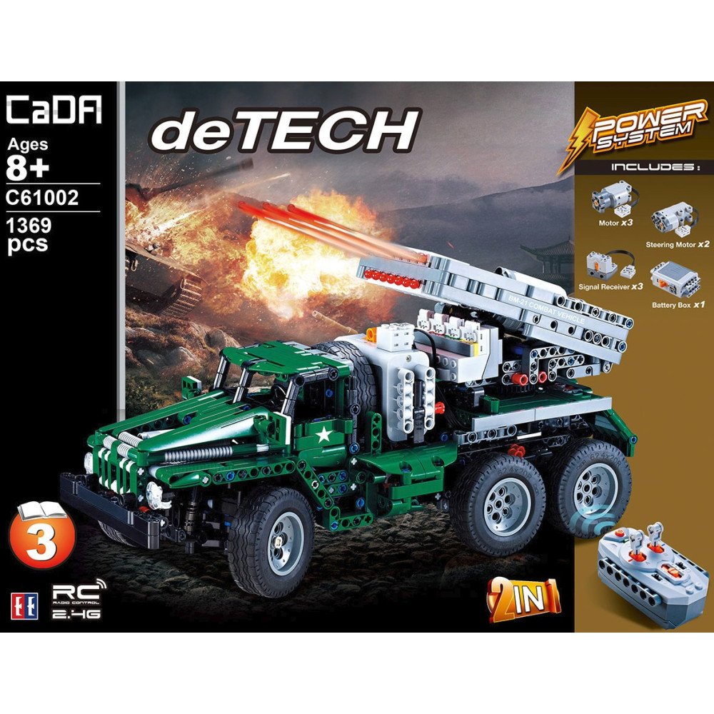 Конструктор Double E Cada Technics, боевая машина 