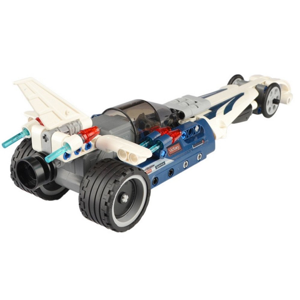 Конструктор Double E Cada Technics, гоночная машина, 144 детали, инерционная модель - C52003W