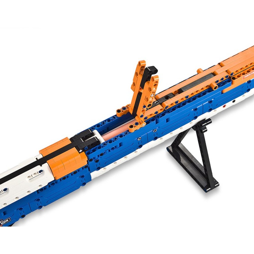 Конструктор Double E Cada Technics, дробовик M1887, 506 деталей, стреляет пульками - C81004W