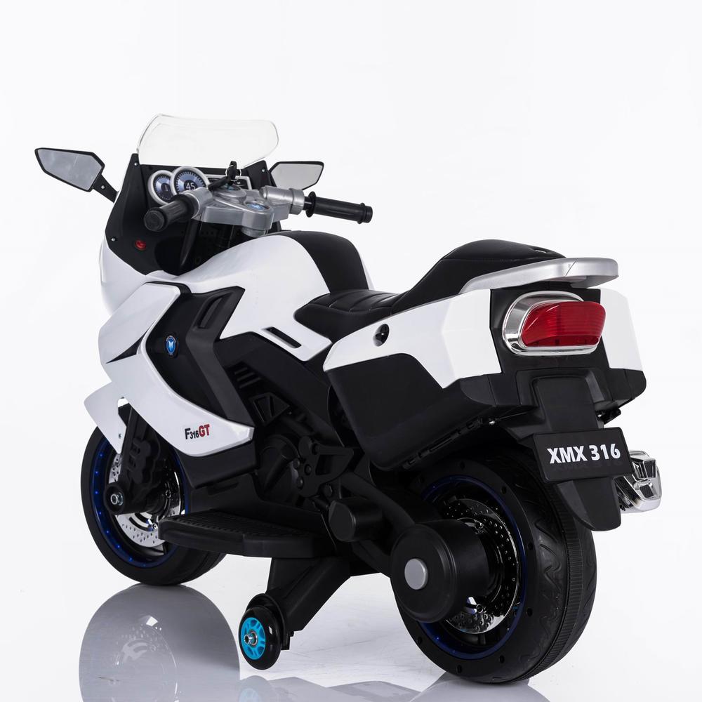 Электромобиль мотоцикл BMW K1200GT White 12V - XMX316-WHITE