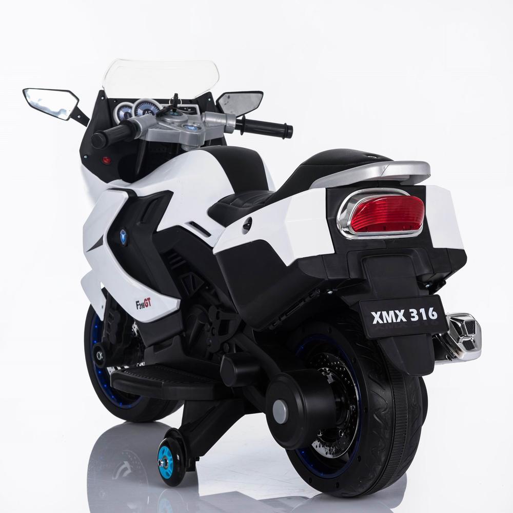 Электромобиль мотоцикл BMW K1200GT White 12V - XMX316-WHITE