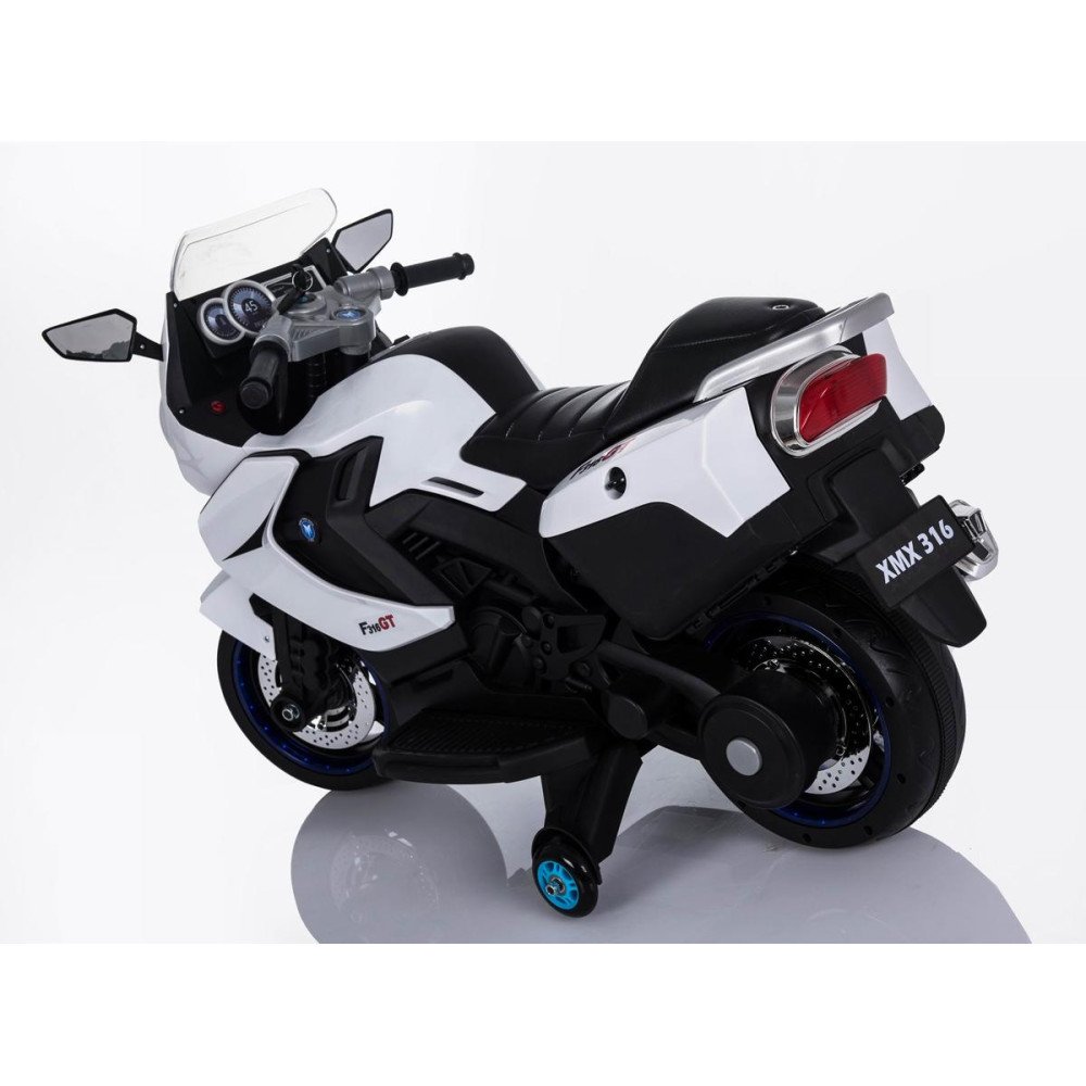 Электромобиль мотоцикл BMW K1200GT White 12V - XMX316-WHITE