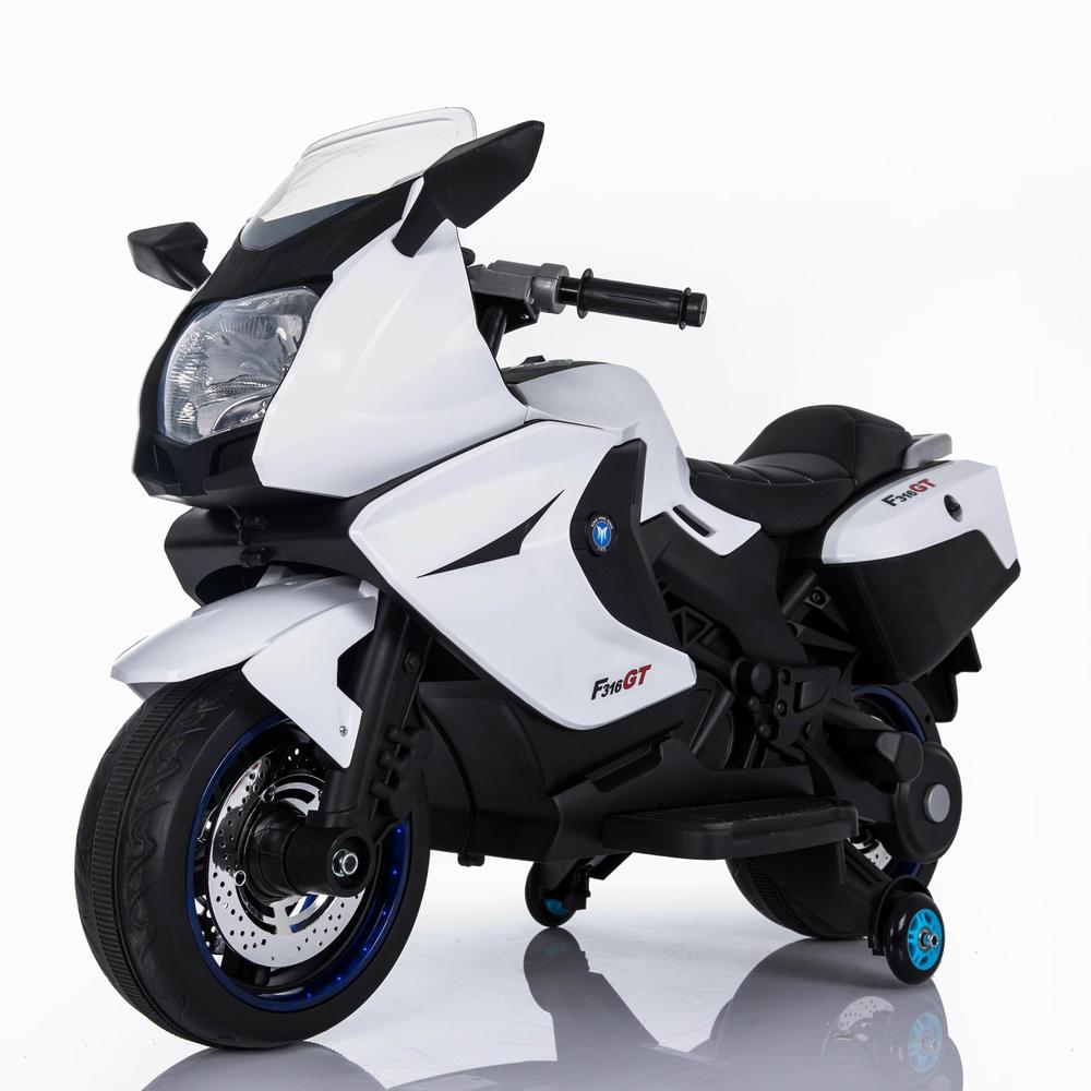 Электромобиль мотоцикл BMW K1200GT White 12V - XMX316-WHITE