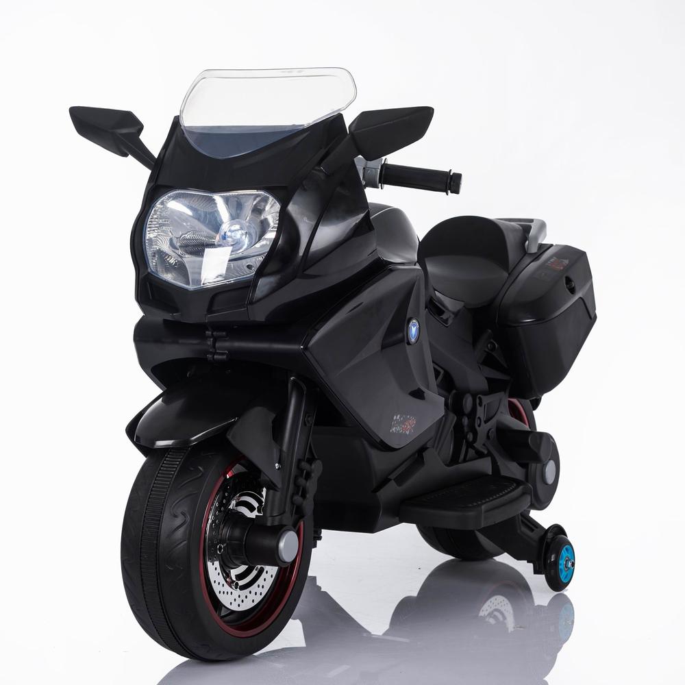 Детский мотоцикл BMW K1200GT Black 12V - XMX316-BLACK