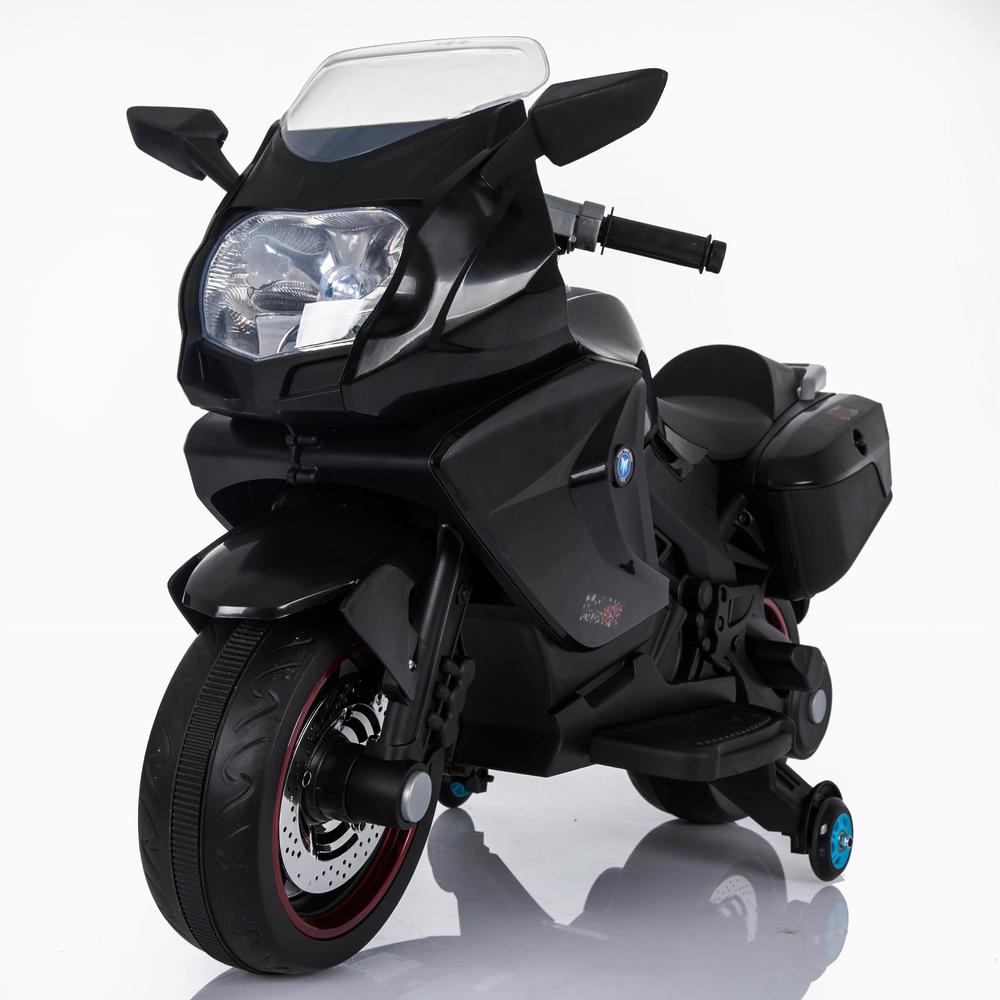 Детский мотоцикл BMW K1200GT Black 12V - XMX316-BLACK