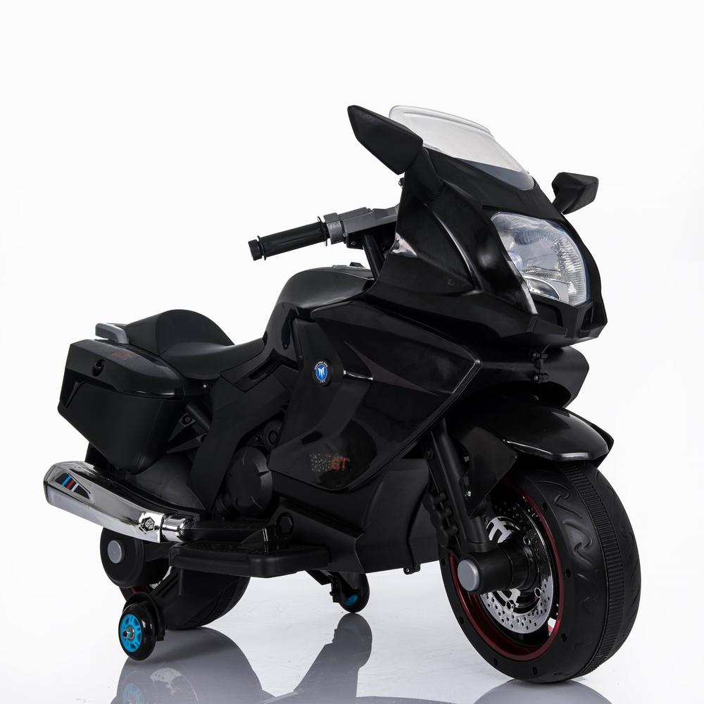 Детский мотоцикл BMW K1200GT Black 12V - XMX316-BLACK