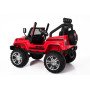 Двухместный полноприводный электромобиль Red Jeep 12V 2.4G - S2388 с пультом