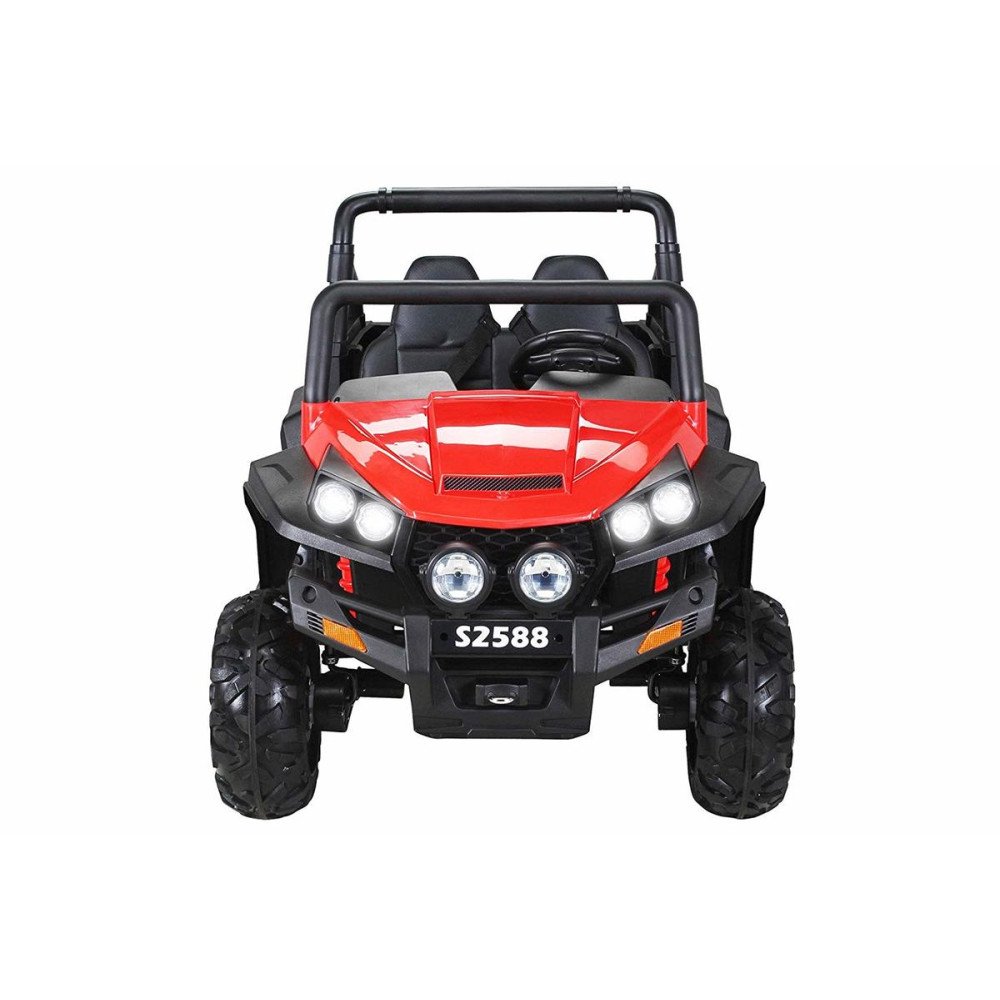 Двухместный полноприводный электромобиль Red Buggy 12V 2.4G - S2588