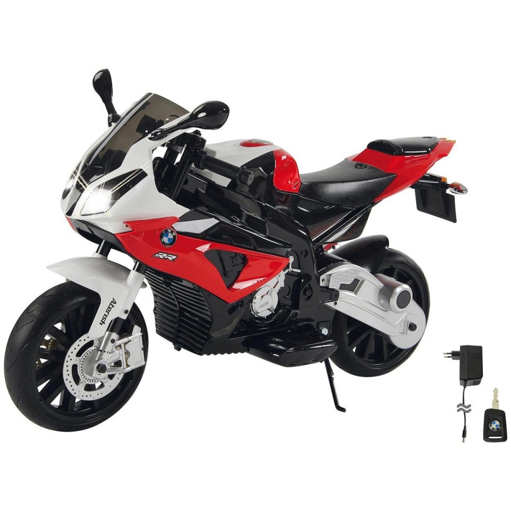 Детский электромотоцикл BMW S1000PR Red 12V - JT528-RED