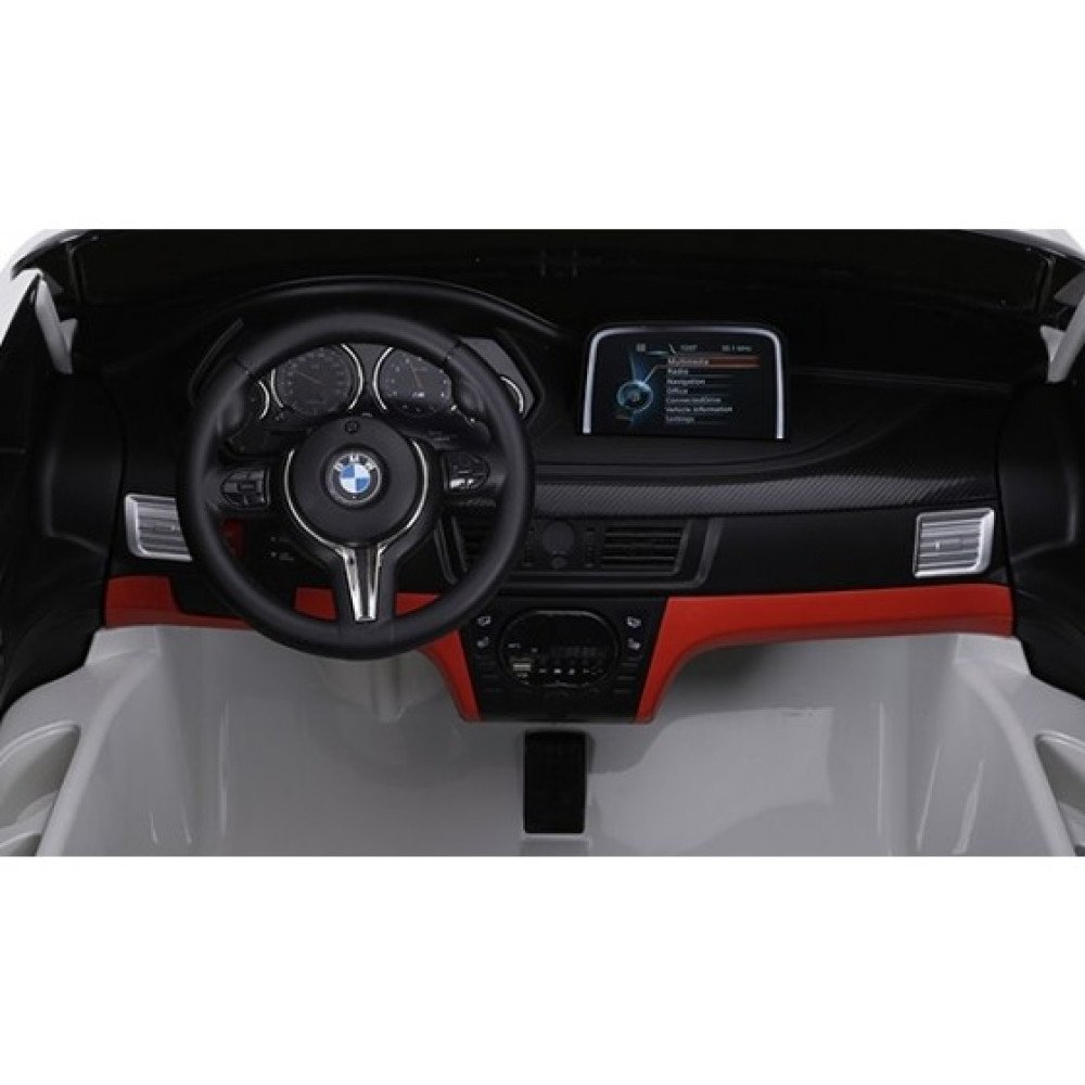 Детский электромобиль BMW X6M White 12V - JJ2168-W