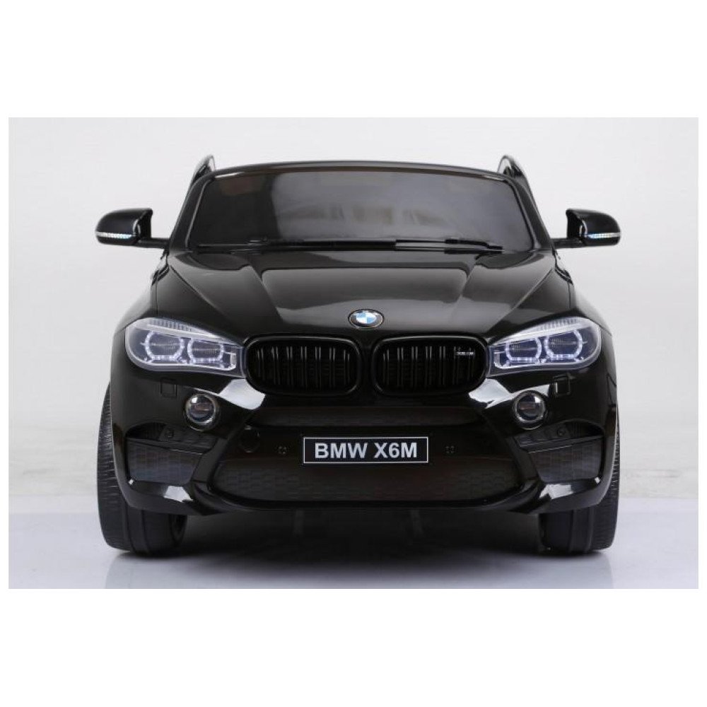 Детский двухместный электромобиль BMW X6M Black 12V - JJ2168 с пультом