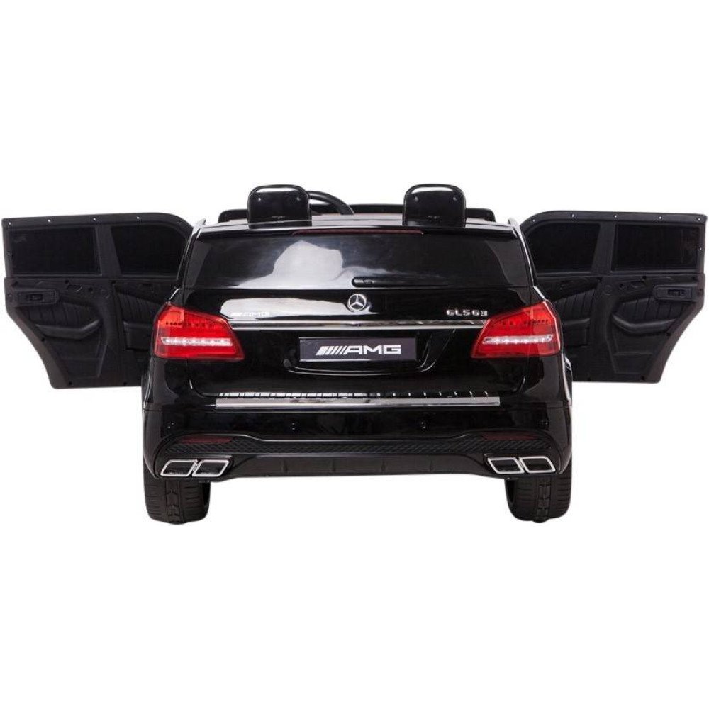Детский электромобиль Mercedes Benz GLS63 LUXURY 4WD 12V MP4 - Black - HL228-LUX-MP4