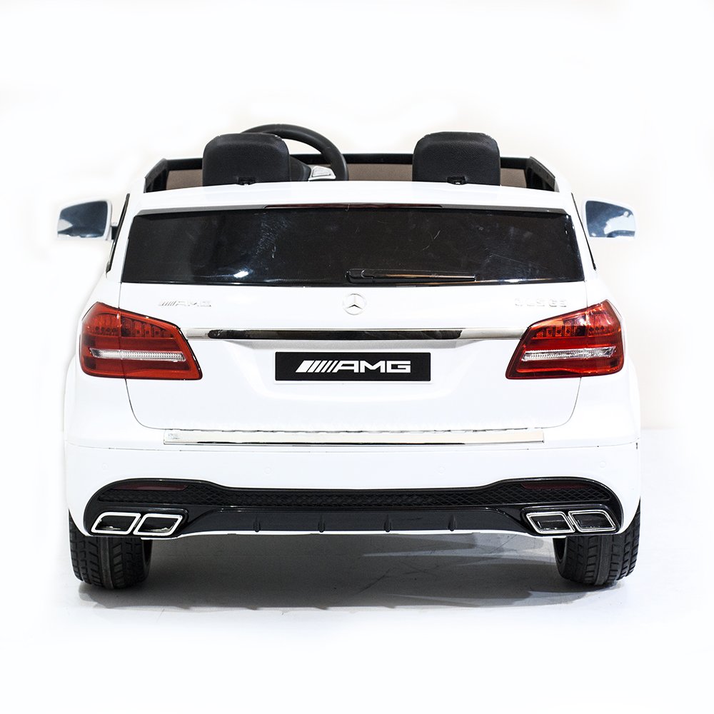 Двухместный джип Mercedes Benz GLS63 LUXURY 4WD 12V MP4 - White - HL228-LUX-MP4
