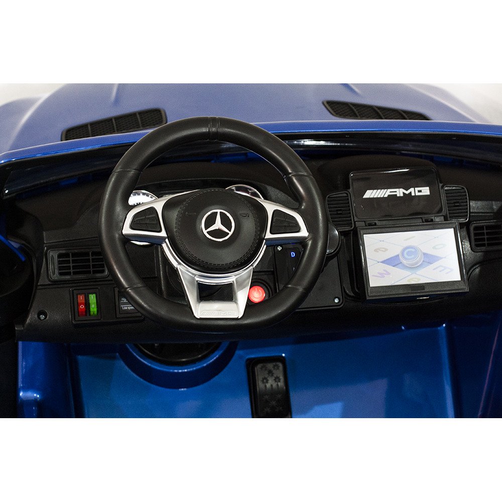 Двухместный джип Mercedes Benz GLS63 LUXURY 4WD 12V MP4 - White - HL228-LUX-MP4