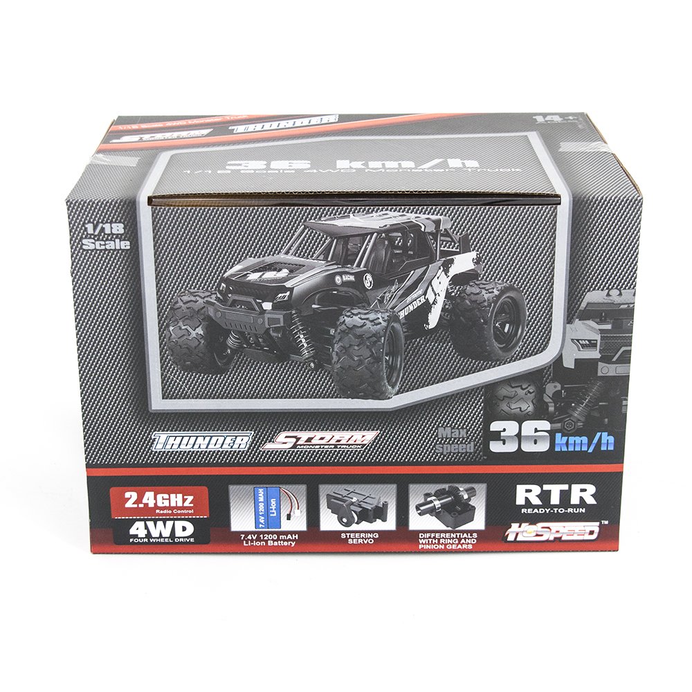 Радиоуправляемая машина Thunder Storm 4WD 1:18 - HS18302