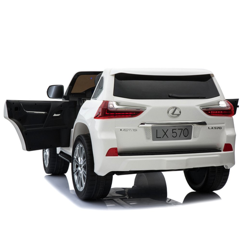 Электромобиль Lexus LX570 DK-LX570-WHITE, полный привод, пульт ДУ