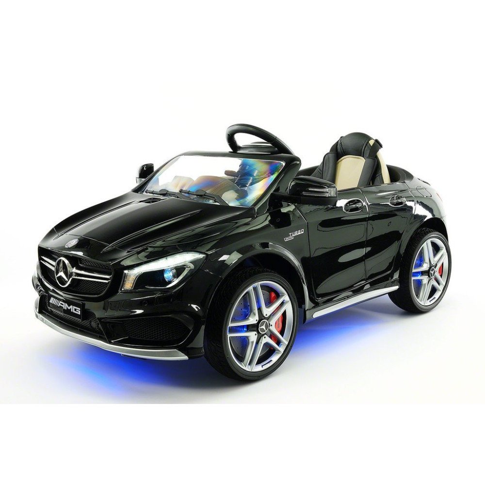Детская машина Mercedes CLA45 AMG LUXURY Black 12V - SX1538-E