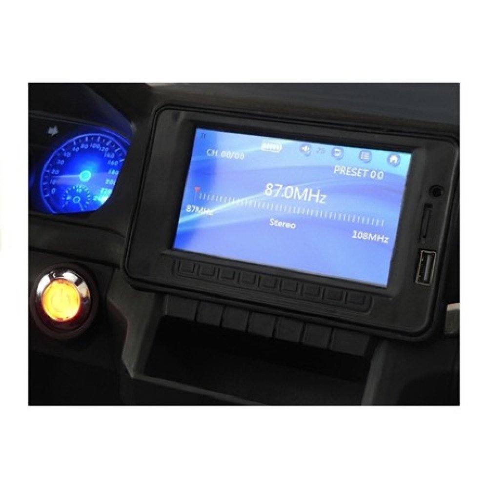 Детский электромобиль Volkswagen Amarok Black 4WD MP4 - DMD-298-BLACK-MP4
