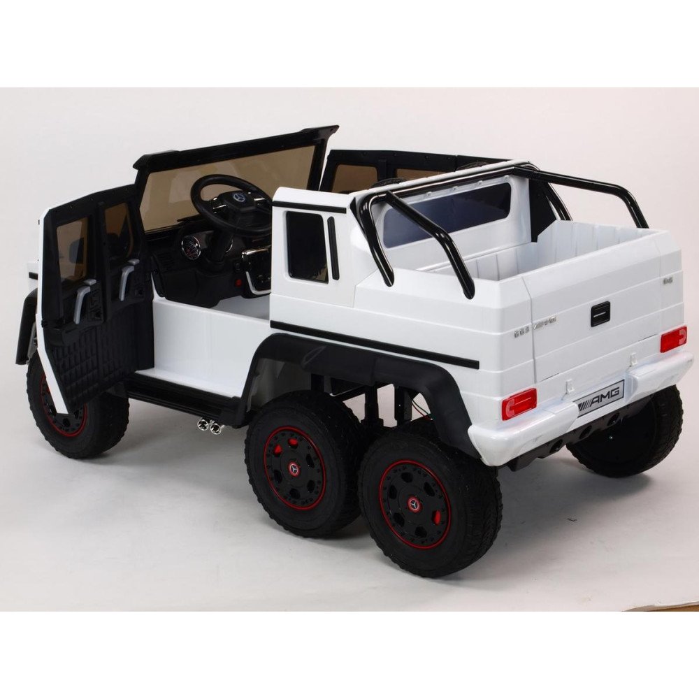 Двухместный электромобиль Mercedes Benz G63 6x6 4WD - ABL1801-WHITE