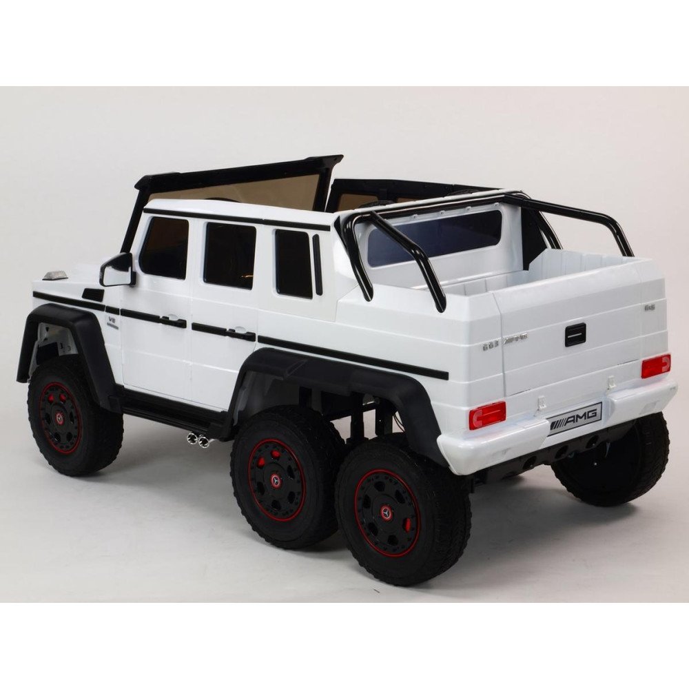 Двухместный электромобиль Mercedes Benz G63 6x6 4WD - ABL1801-WHITE