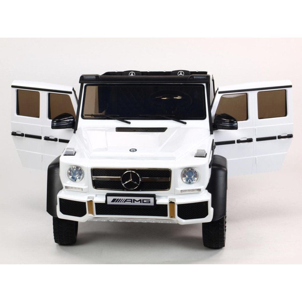 Двухместный электромобиль Mercedes Benz G63 6x6 4WD - ABL1801-WHITE