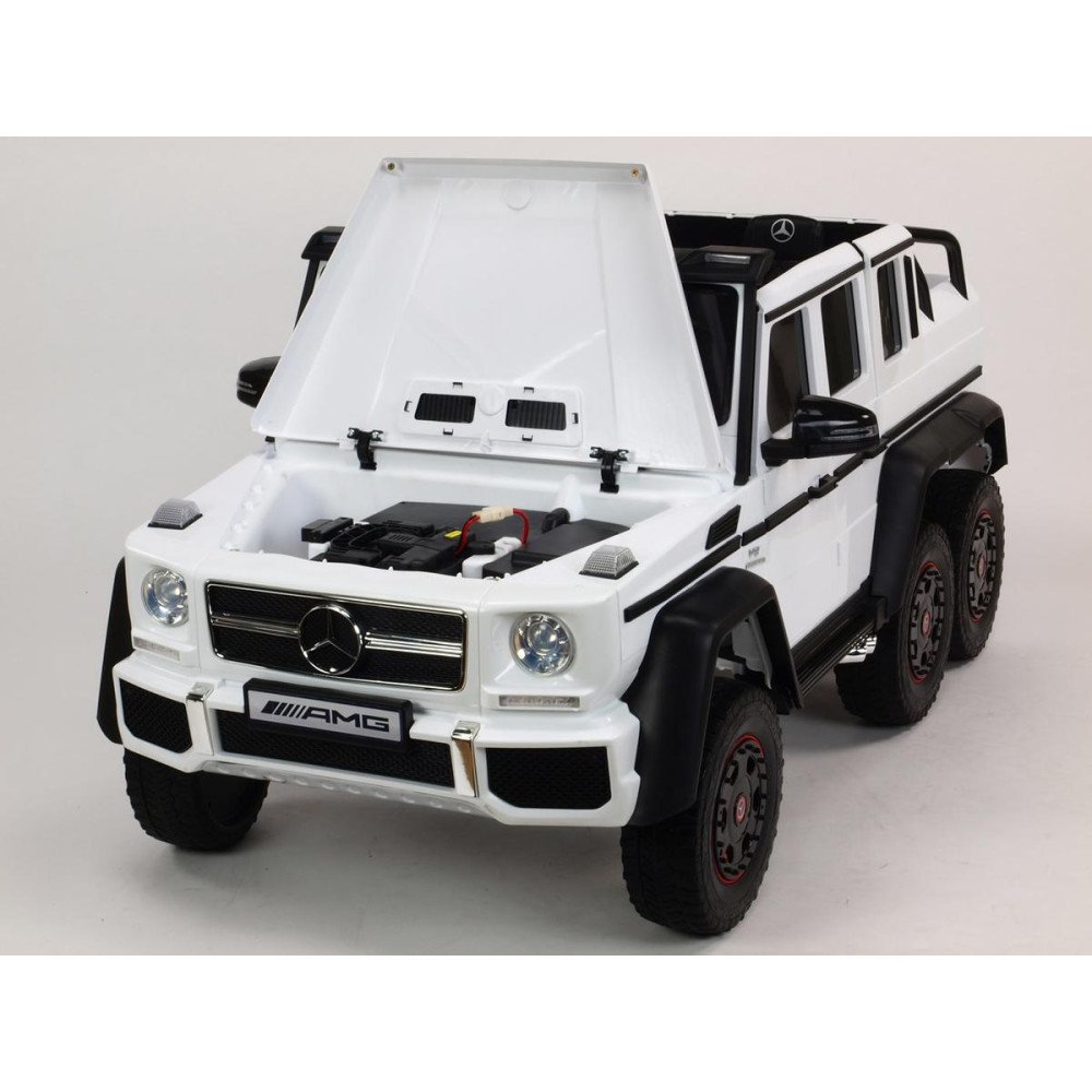 Двухместный электромобиль Mercedes Benz G63 6x6 4WD - ABL1801-WHITE