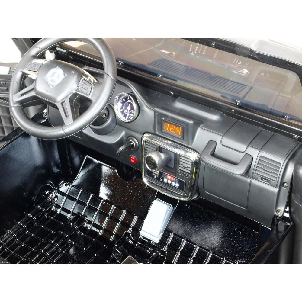 Детский двухместный электромобиль Mercedes Benz G63 6x6 4WD - ABL1801-BLACK-PAINT