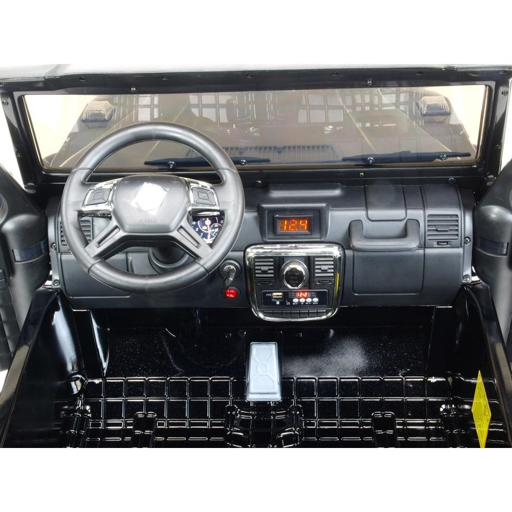 Детский двухместный электромобиль Mercedes Benz G63 6x6 4WD - ABL1801-BLACK-PAINT