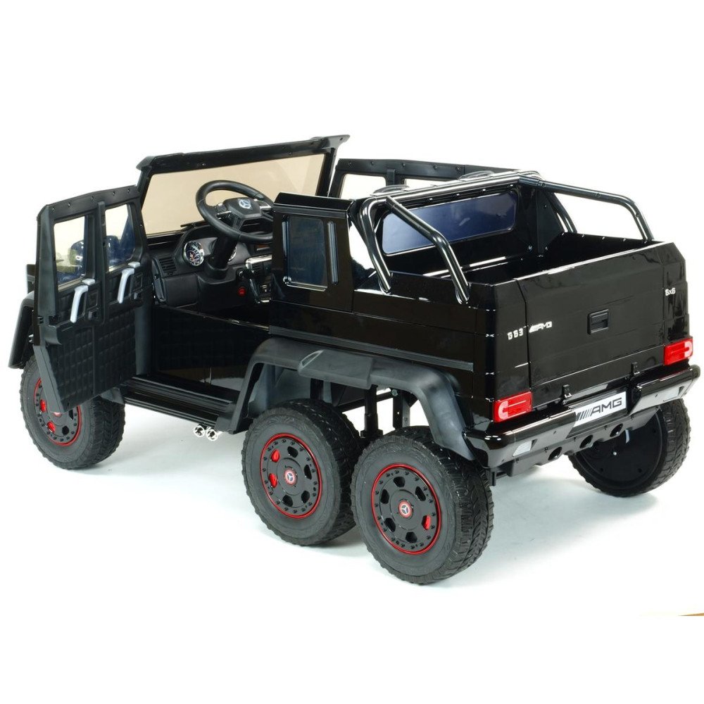 Детский двухместный электромобиль Mercedes Benz G63 6x6 4WD - ABL1801-BLACK-PAINT