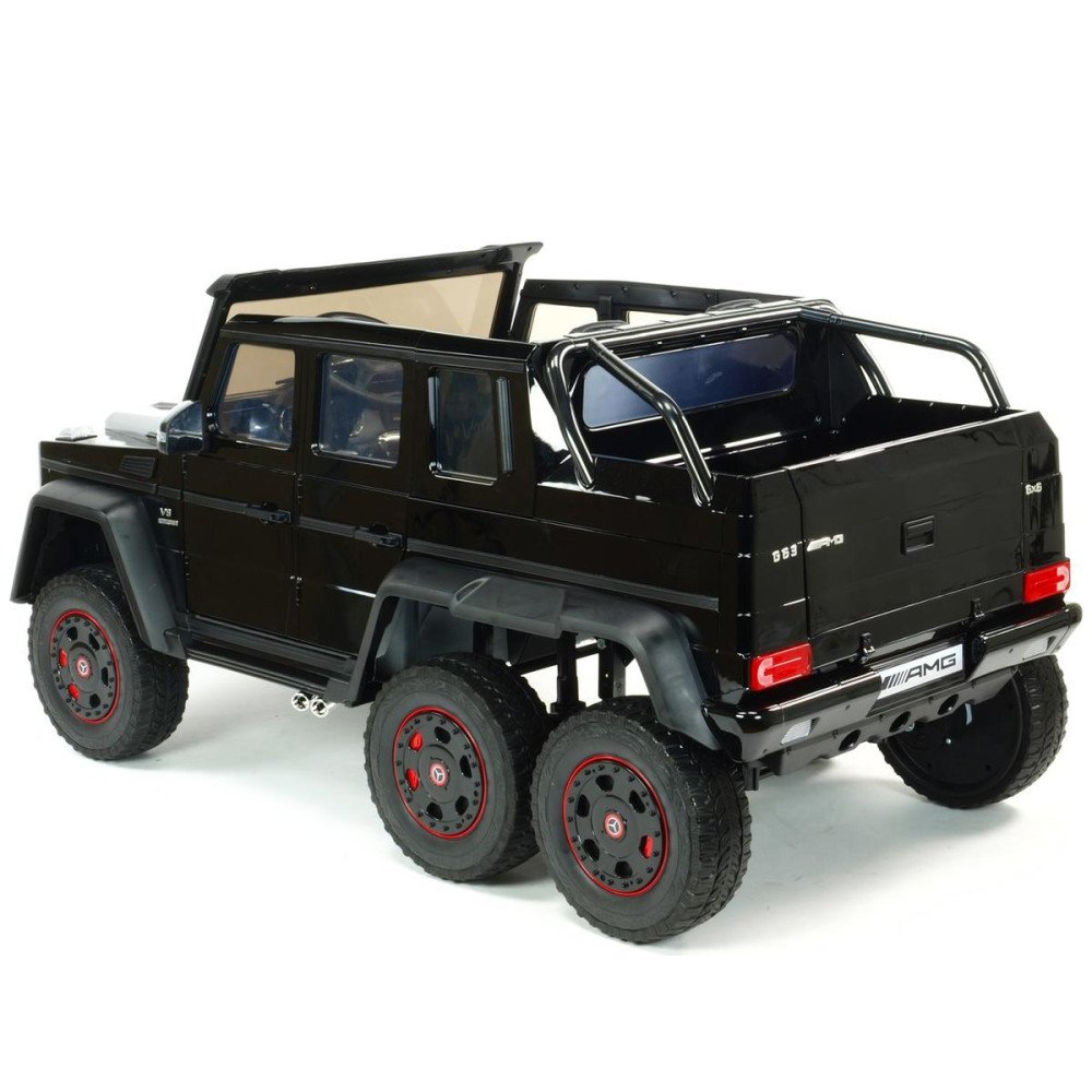 Детский двухместный электромобиль Mercedes Benz G63 6x6 4WD - ABL1801-BLACK-PAINT