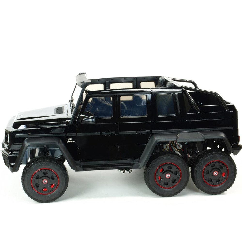 Детский двухместный электромобиль Mercedes Benz G63 6x6 4WD - ABL1801-BLACK-PAINT