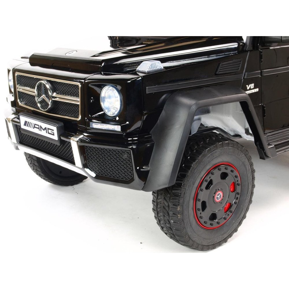 Детский двухместный электромобиль Mercedes Benz G63 6x6 4WD - ABL1801-BLACK-PAINT