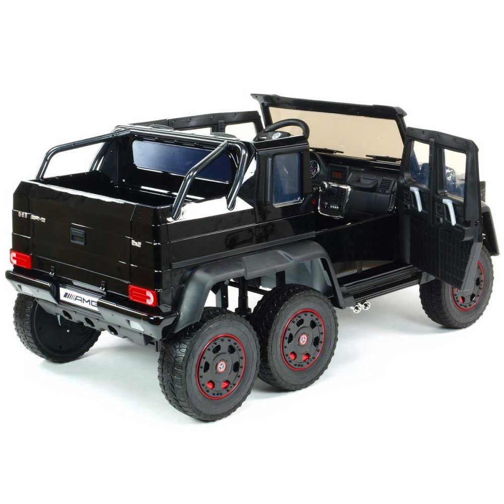 Детский двухместный электромобиль Mercedes Benz G63 6x6 4WD - ABL1801-BLACK-PAINT