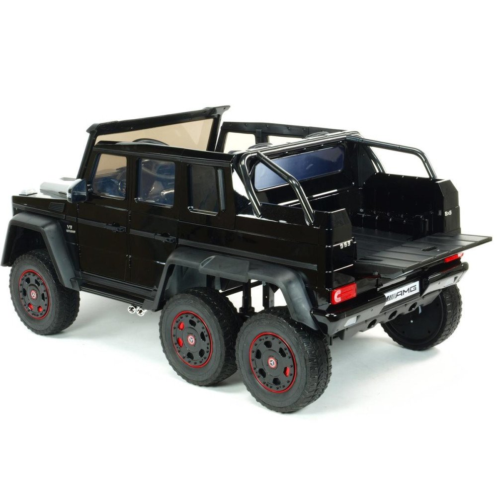 Детский двухместный электромобиль Mercedes Benz G63 6x6 4WD - ABL1801-BLACK-PAINT