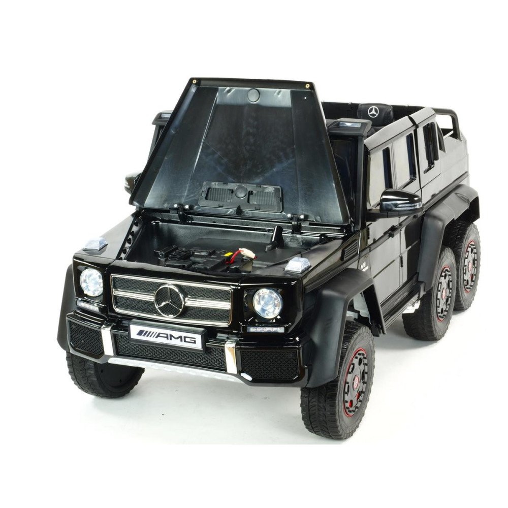 Детский двухместный электромобиль Mercedes Benz G63 6x6 4WD - ABL1801-BLACK-PAINT