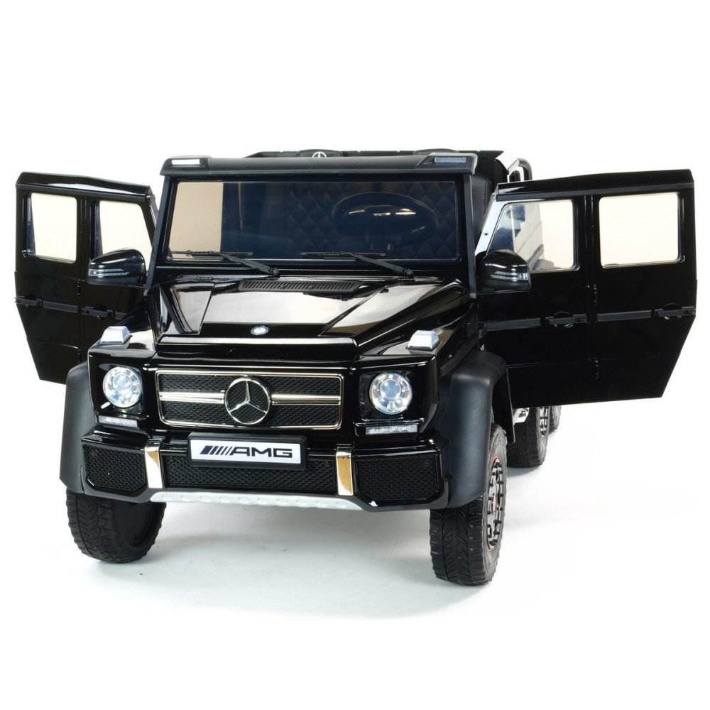 Детский двухместный электромобиль Mercedes Benz G63 6x6 4WD - ABL1801-BLACK-PAINT