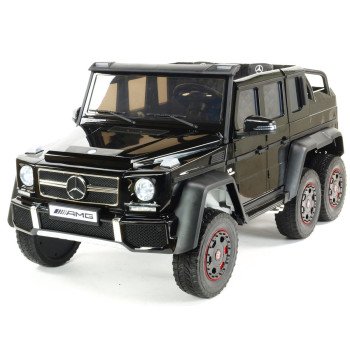 Детский двухместный электромобиль Mercedes Benz G63 6x6 4WD - ABL1801-BLACK-PAINT